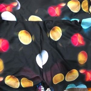 Women’s black and spotted shorts